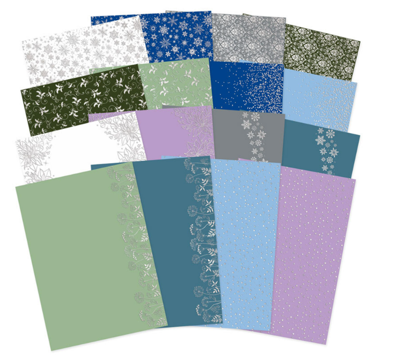 Frosted Dreams Luxury Foiled Edge-to-Edge Cardstock